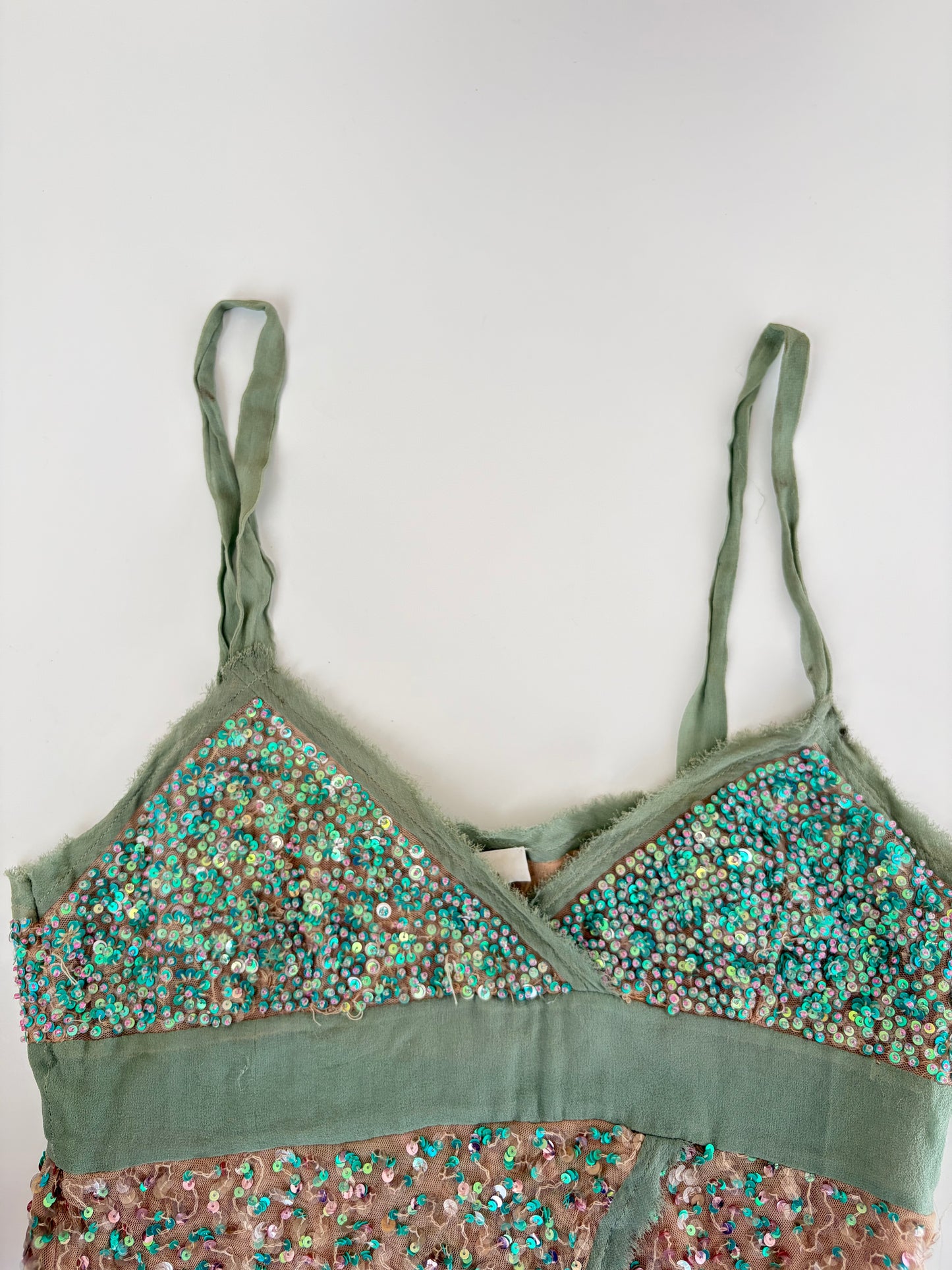 Made in Italy Silk Sequin Tank