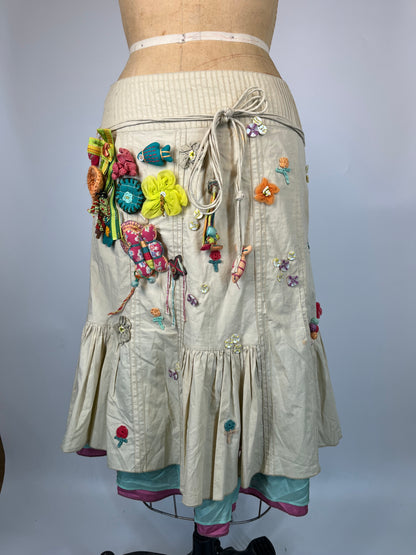 Unique Skirt With Plush Toy Details