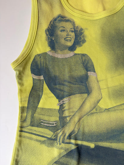 Made in Italy Pin Up Girl Tank