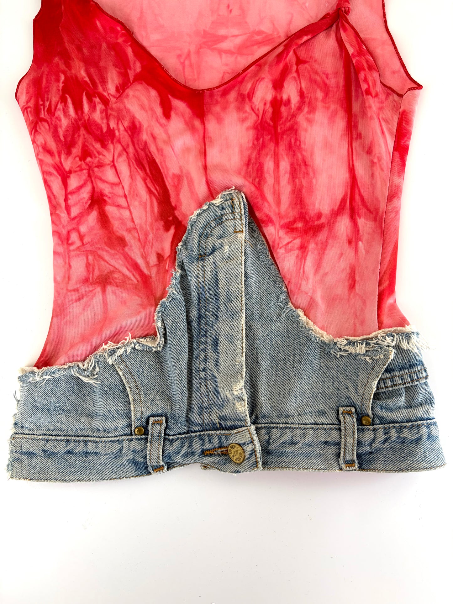 One of a Kind Upcycled Handmade Tank