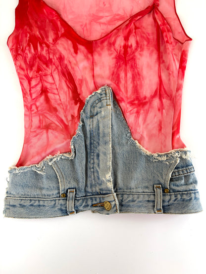 One of a Kind Upcycled Handmade Tank