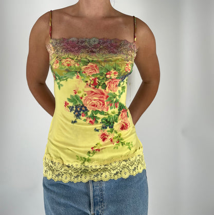 Deadstock Forever21 Floral Lace Tank