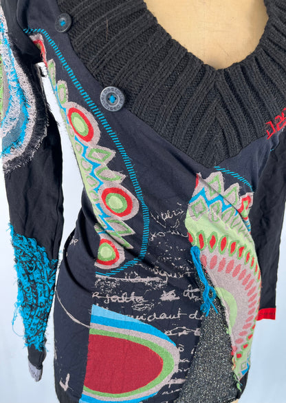 Desigual Abstract Sweater Tunic