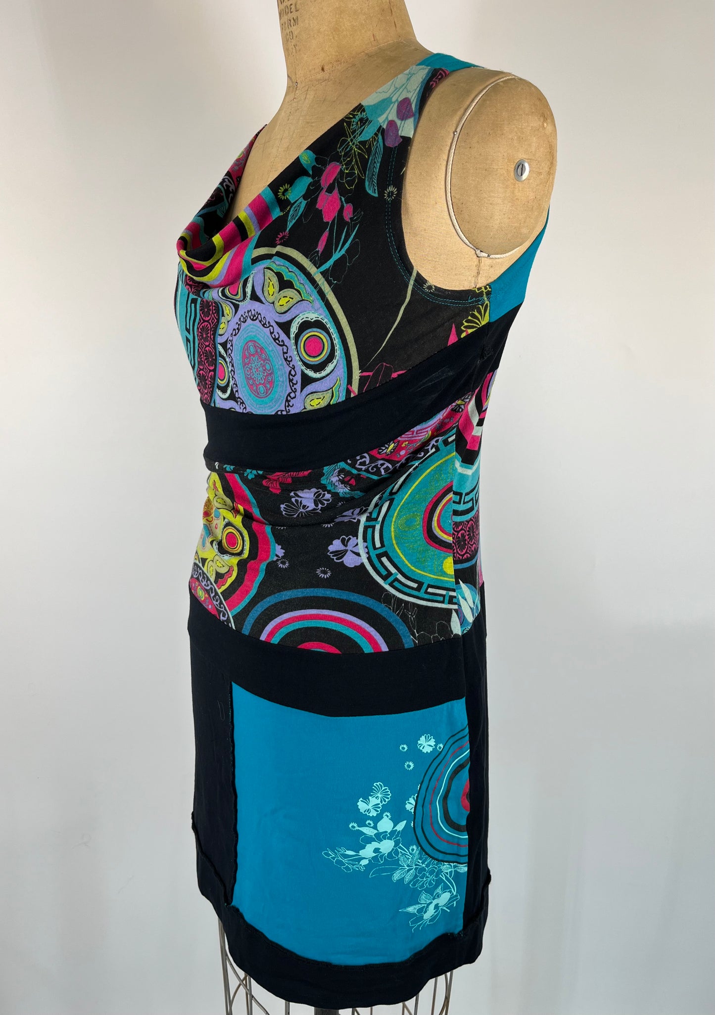 Funky Patterned Euro Dress