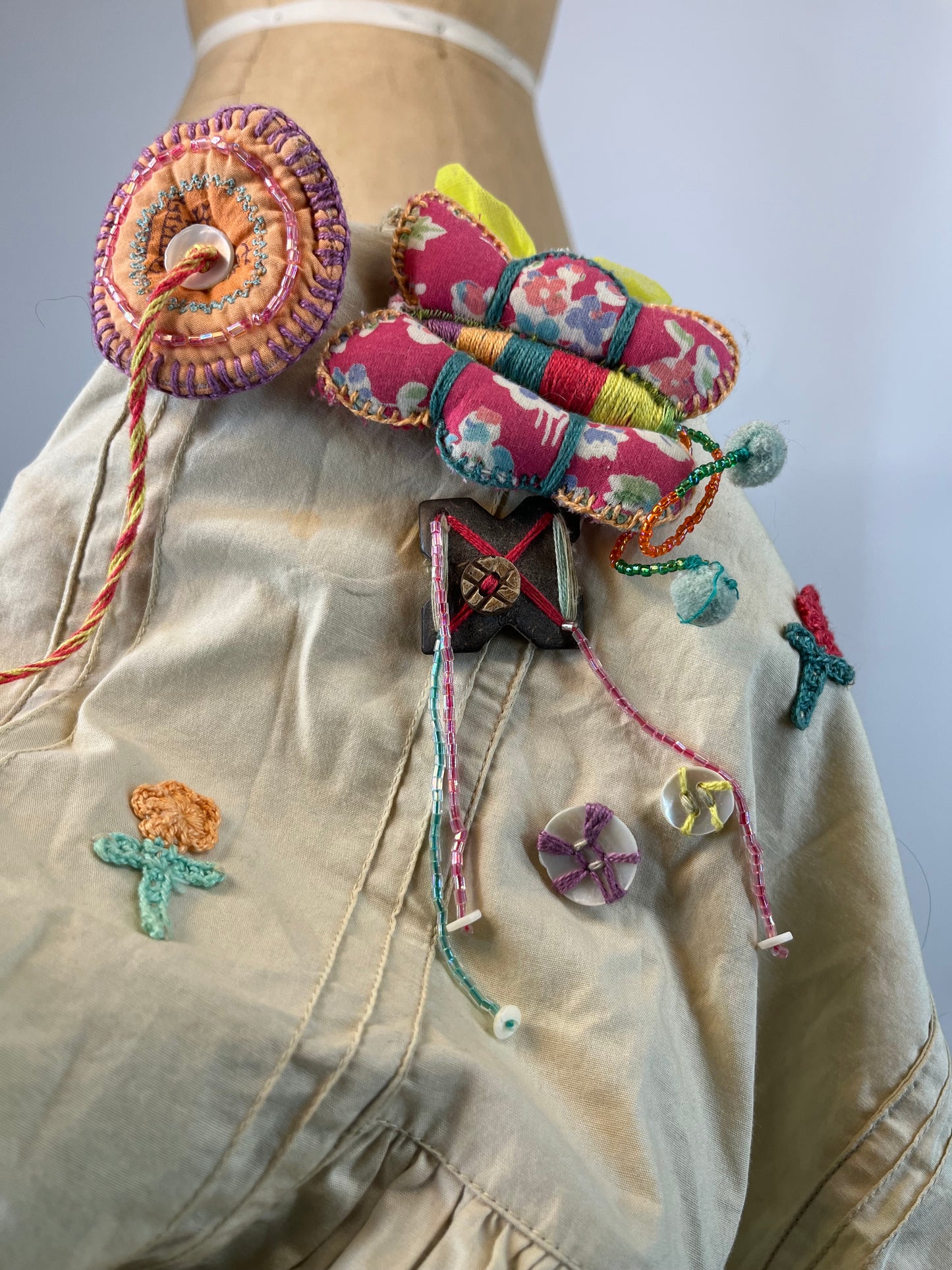 Unique Skirt With Plush Toy Details