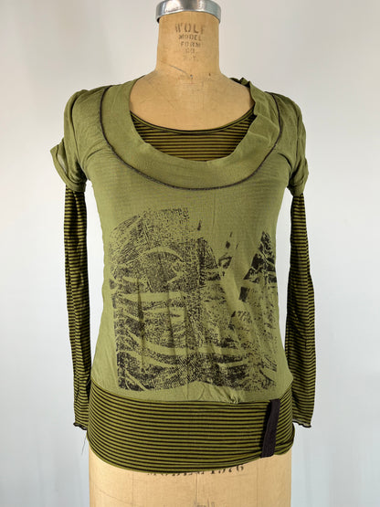 Cop Copine Inspired Long Sleeve Top