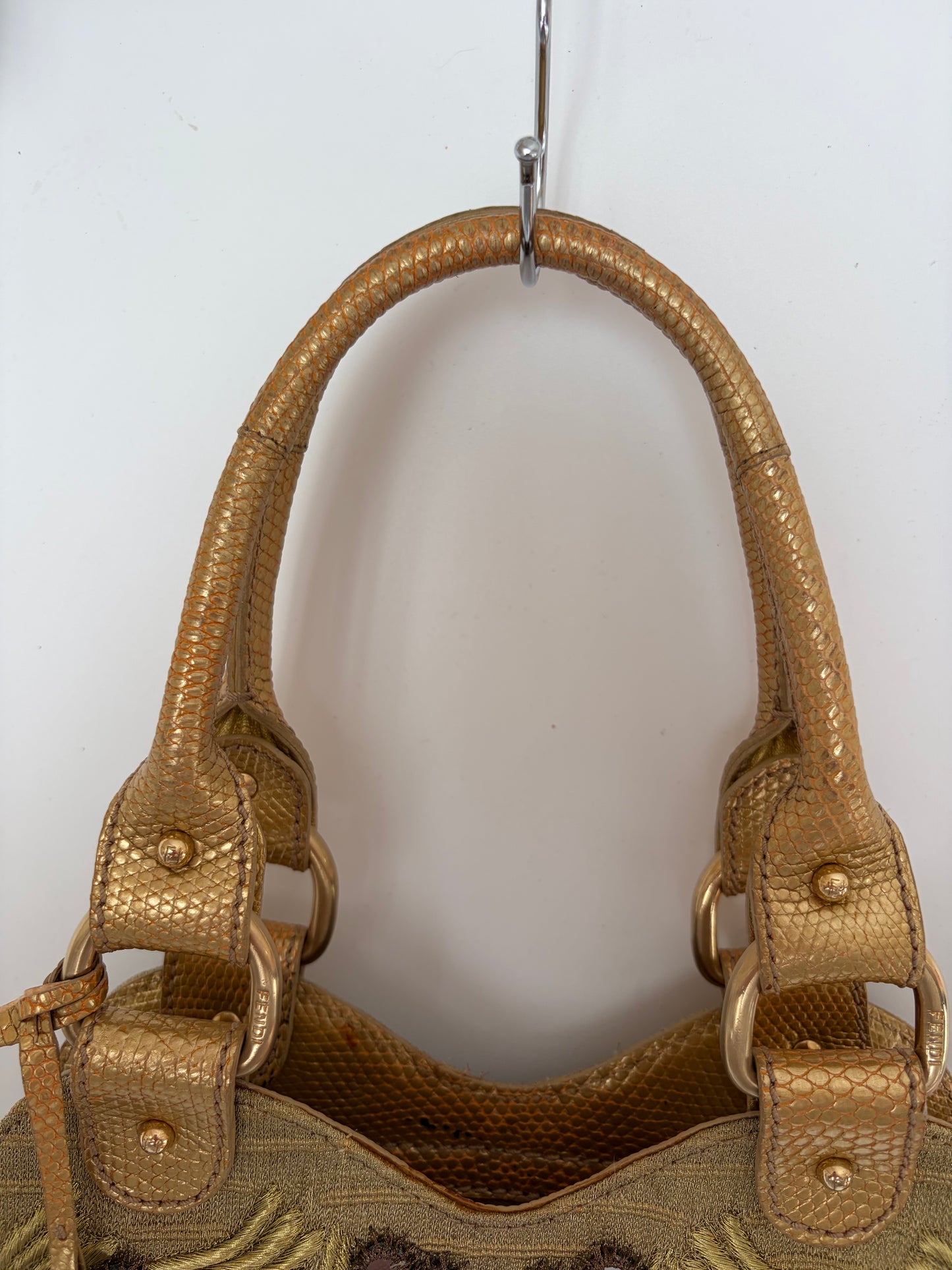 Fendi Eyelit Trapezio Bag