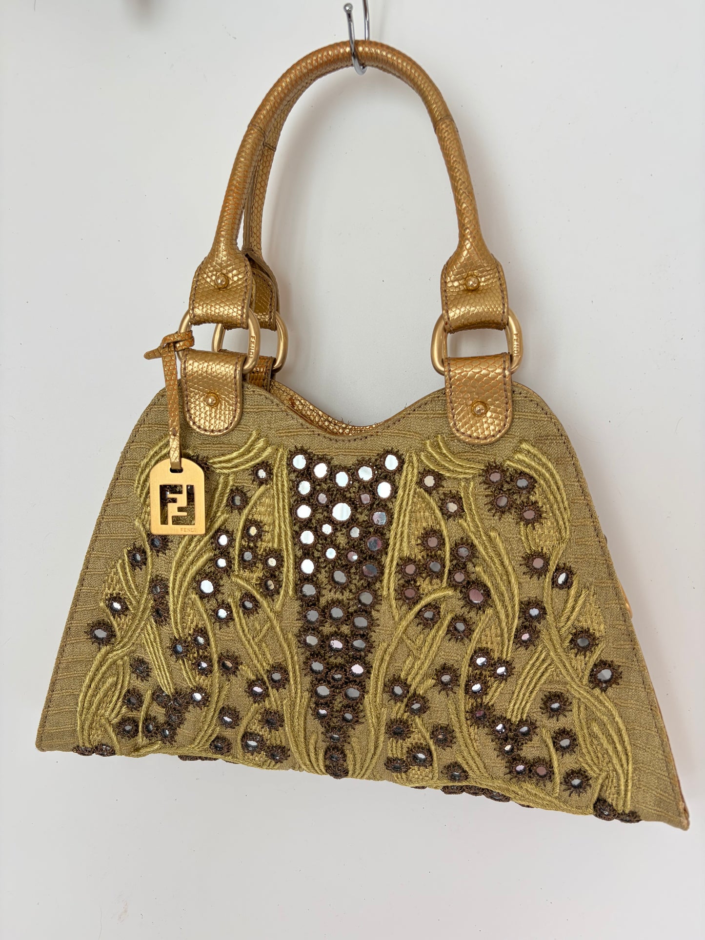 Fendi Eyelit Trapezio Bag