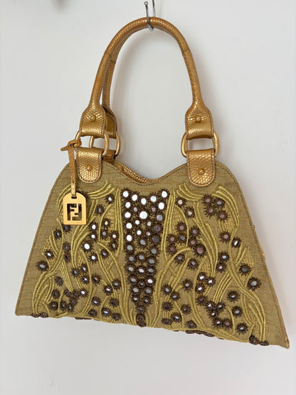 Fendi Eyelit Trapezio Bag