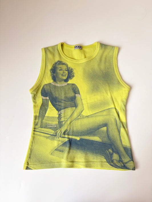 Made in Italy Pin Up Girl Tank