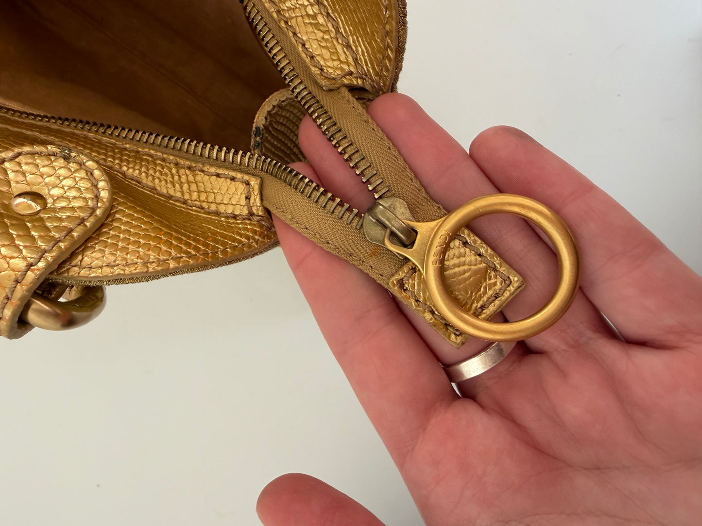 Fendi Eyelit Trapezio Bag