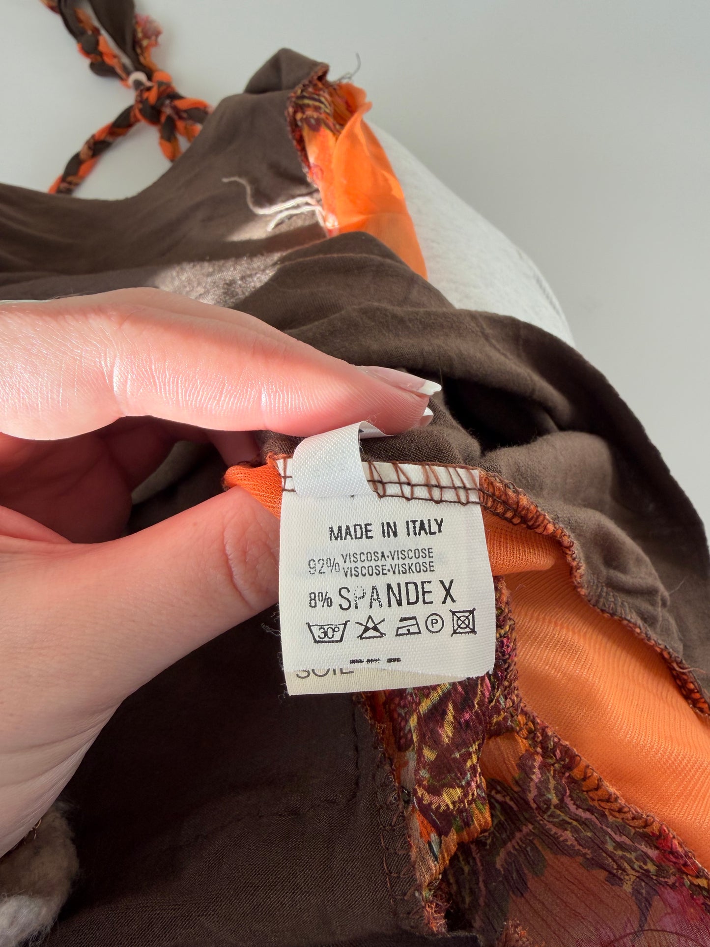 Italian Handmade One of a Kind Silk Tank