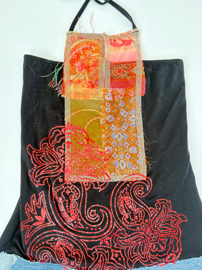 Italian Handmade One-of-a-Kind Halter Mini Dress