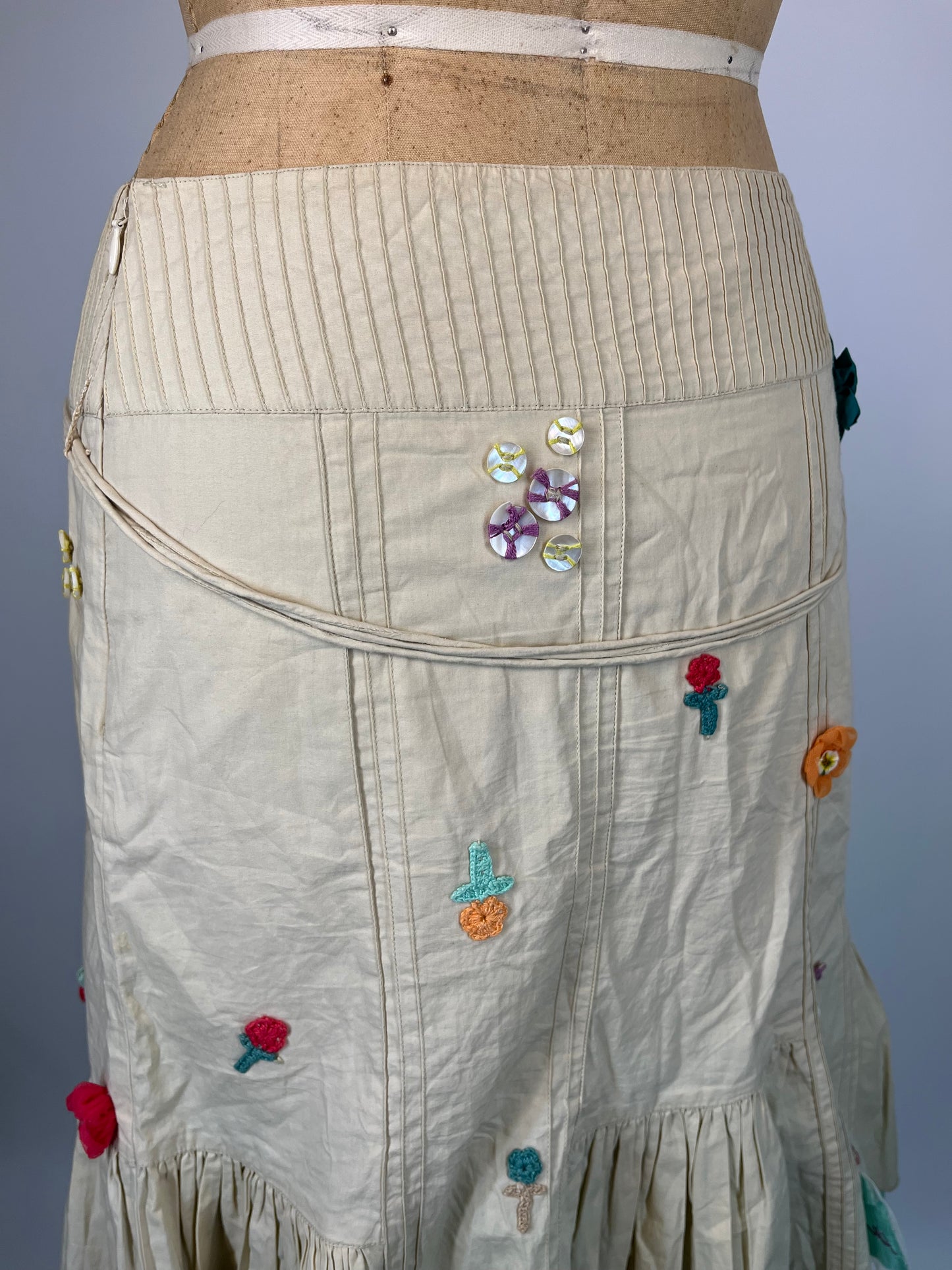 Unique Skirt With Plush Toy Details