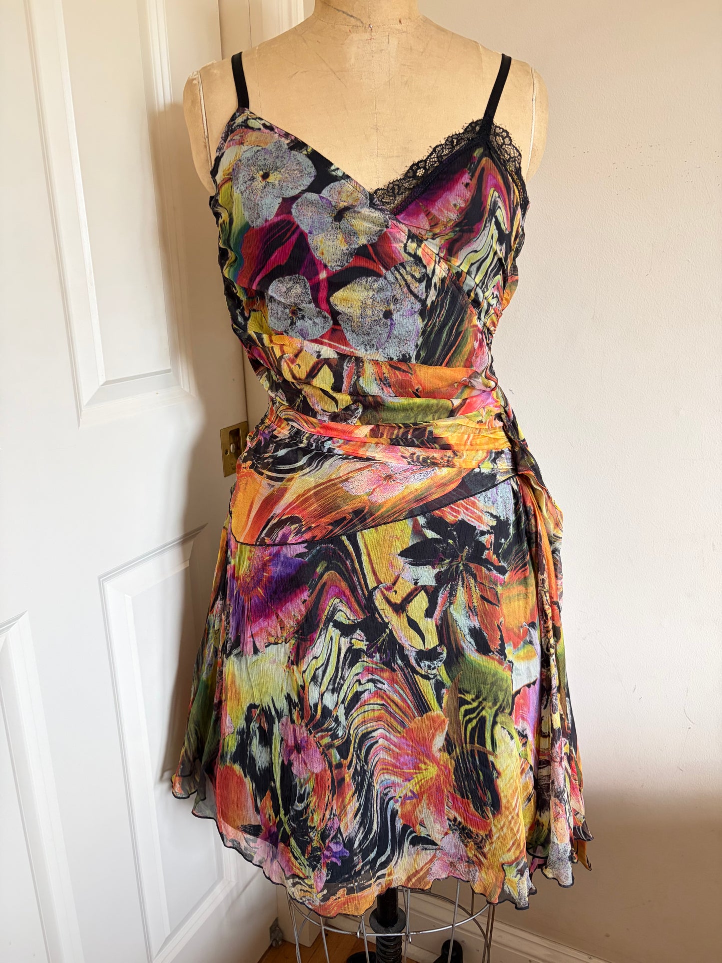 100% Silk Made in Italy Dress