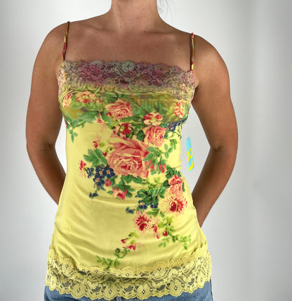 Deadstock Forever21 Floral Lace Tank