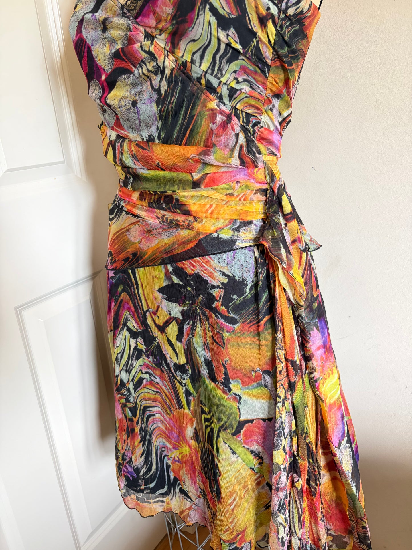 100% Silk Made in Italy Dress