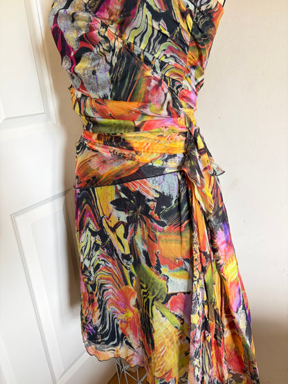 100% Silk Made in Italy Dress