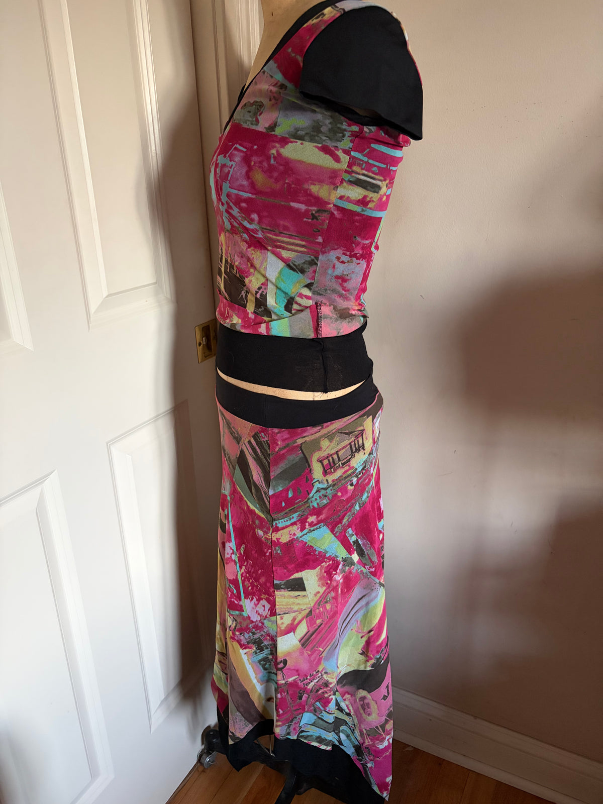 Made in France Mesh Graphic Print Matching Set