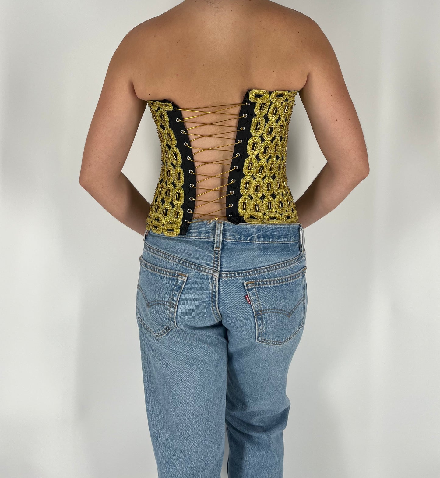 Handmade One-of-a-Kind Embellished Corset