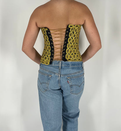Handmade One-of-a-Kind Embellished Corset