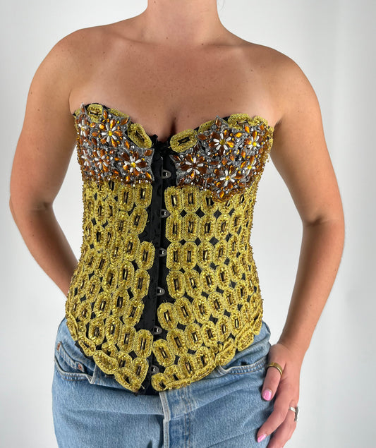 Handmade One-of-a-Kind Embellished Corset